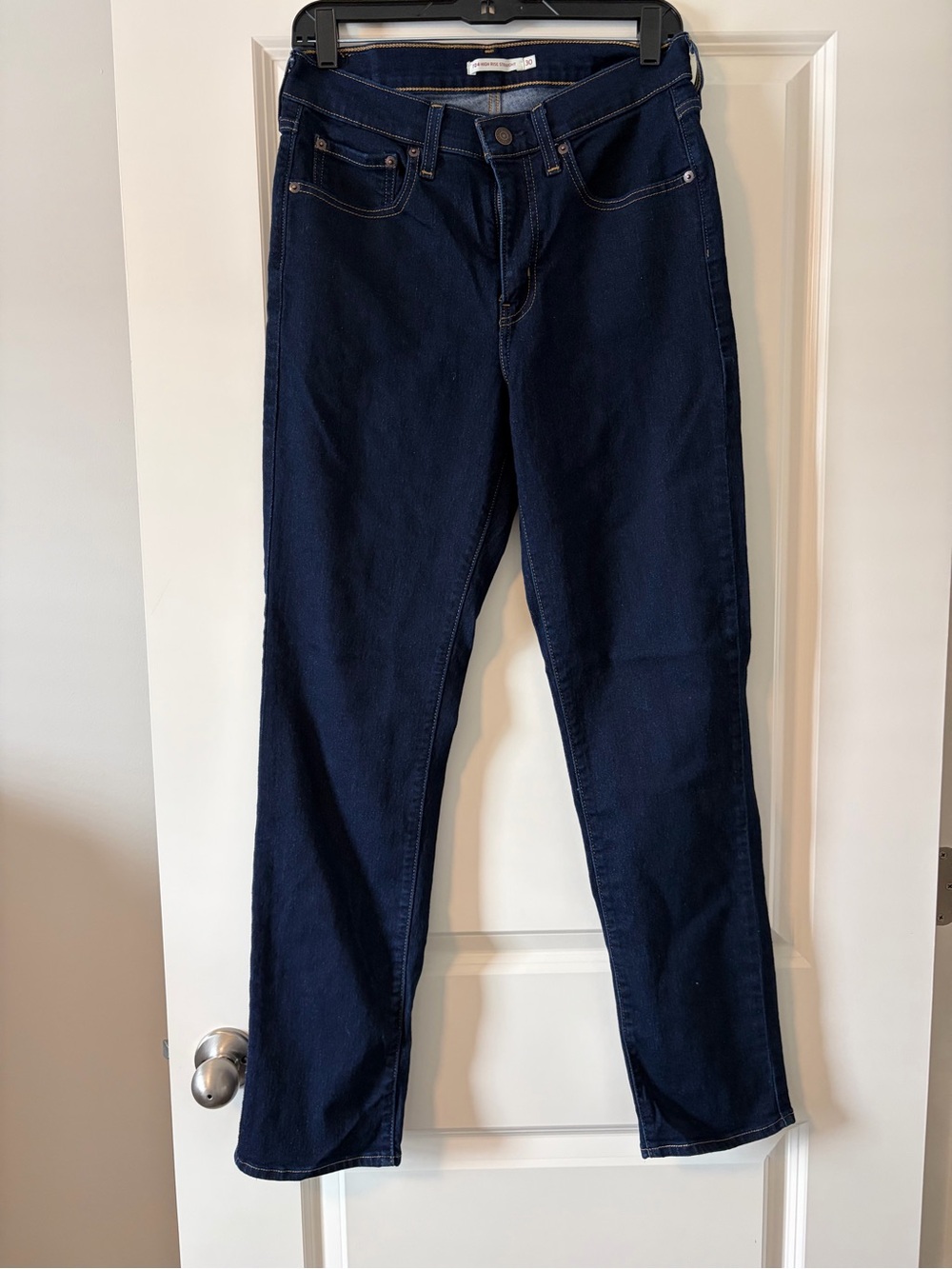 Levi's 724 High Rise Straight Women's Jeans in Dark Blue